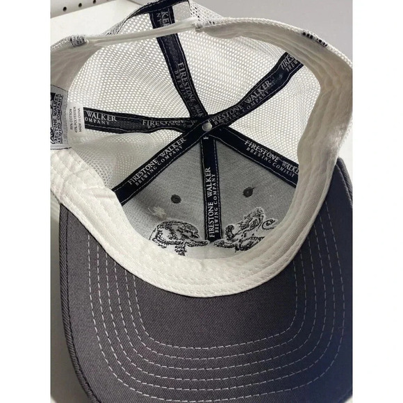 Firestone Walker Brewing Company Gray Mesh Trucker Adjustable Snapback Hat Cap - Picture 7 of 7